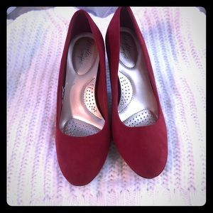 Beautiful red high heels